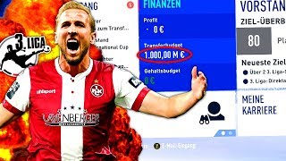FIFA 19 : 3. LIGA MIT 1 MILLIARDE EURO BUDGET !!! 💰😱 Kaiserslautern Special Sprint To Glory