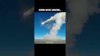 Hypersonic missile launching.