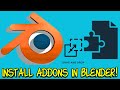 Most Easy way to Install Addons to Blender (Drag and Drop)