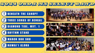 2024 OBDA Middle School Select Band | Full Concert Video