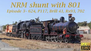 NRM Shunt with Diesel 801 | Episode 3 - featuring SAR Rx93, 702, 624, P117, and Brill Railcar 41