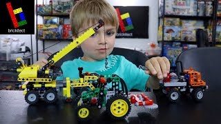 WHICH LEGO TECHNIC SET IS HIS FAVORITE?