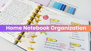 My Home Notebook Organization #organizedlife #organizednotebook #day10