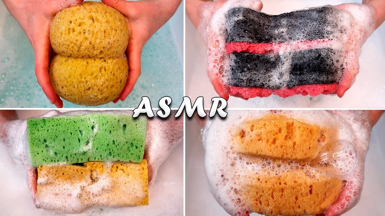 Asmr Stacked Squeezes рџ ѕ Oddly Satisfying Sponge Squeezing Youtube