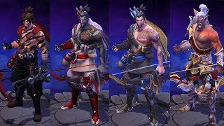 All the Hanzo Skins in Heroes of the Storm! Hanzo Mains Rejoice!