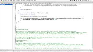 7.10. (Part 2) Lottery Application - Java