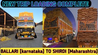 NEW TRIP LOADING COMPLETE ||BALLARI TO SHIRDI SAI BABA || 6 FIT HIGHT HOGYI🙉| @TheTravelpoint5757