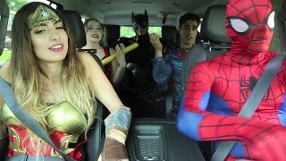 Super Hero Carpool Ride