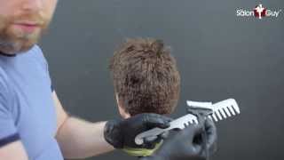 Men's Hair Color - How to Comb in Blonde Highlights - TheSalonGuy