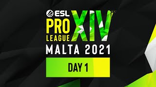 Full Broadcast: ESL Pro League Season 14 - Day 1 - August 16, 2021