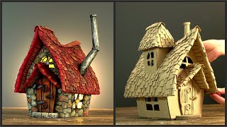 ❣DIY Fairy House Cottage Using Cardboard❣