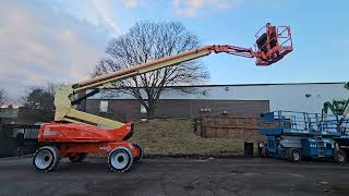 2015 JLG M600JP 500 LB PNEUMATIC DUEL FUEL BOOM LIFT STK 12611