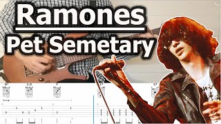 Ramones - Pet Semetary | Guitar Tabs Tutorial