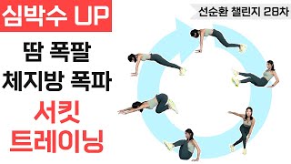 [다솔맘 선순환 챌린지 28차] 15분만으로 땀나고 체치방 활활 타는 운동