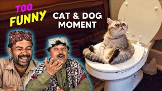Tribal People React To Funny Cat & Dog Vines Compilation | Villagers First Time Reaction