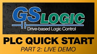 GS20(X) VFD: PLC Quick Start Part 2 - Live Demo at AutomationDirect