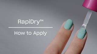 Get Your Fastest Mani Ever With RapiDry™