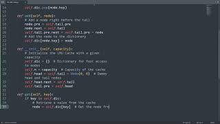 Leetcode 146. LRU Cache in Python | Python Leetcode | Python Coding Tutorial | Python Coding ASMR