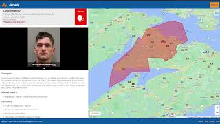 Dangerous Person Alert For Cumberland County Nova-Scotia (First EA for Canada in 2023)