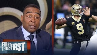 Nick and Cris on the Saints' 31-26 win over the Panthers in the NFL Playoffs | FIRST THINGS FIRST