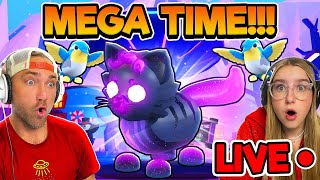 Cammy Makes The NEW MEGA GLORMY LEO CAT in Adopt Me! LIVE *Roblox*