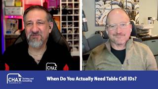 When Do You Actually Need Table Cell IDs?