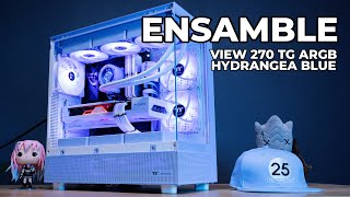 Armamos esta super PC Gamer en el nuevo View 270 TG ARGB Hydrangea Blue! 🩵