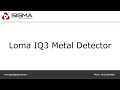 Loma Systems IQ3 Metal Detector 13