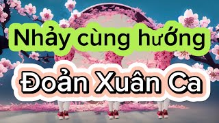 Shuffle dance: Nhảy cùng hướng nhạc chậm “Đoản Xuân Ca” BĐ  P. Linh #karaoke #doanxuanca #nhacxuan