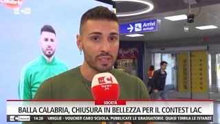 Antonino De Moro a Zigo Zago su LaCTV riceve il premio della giuria del contest Balla Calabria 2024