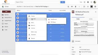 Converting Word docs to PDF files in Google Drive