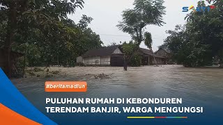 MADIUN - Terdampak Luapan Sungai, Rumah Warga Terendam Banjir