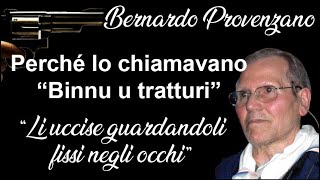 Bernardo Provenzano da allora lo chiamarono "Binnu u tratturi" Killer di Luciano Liggio e Totò Riina