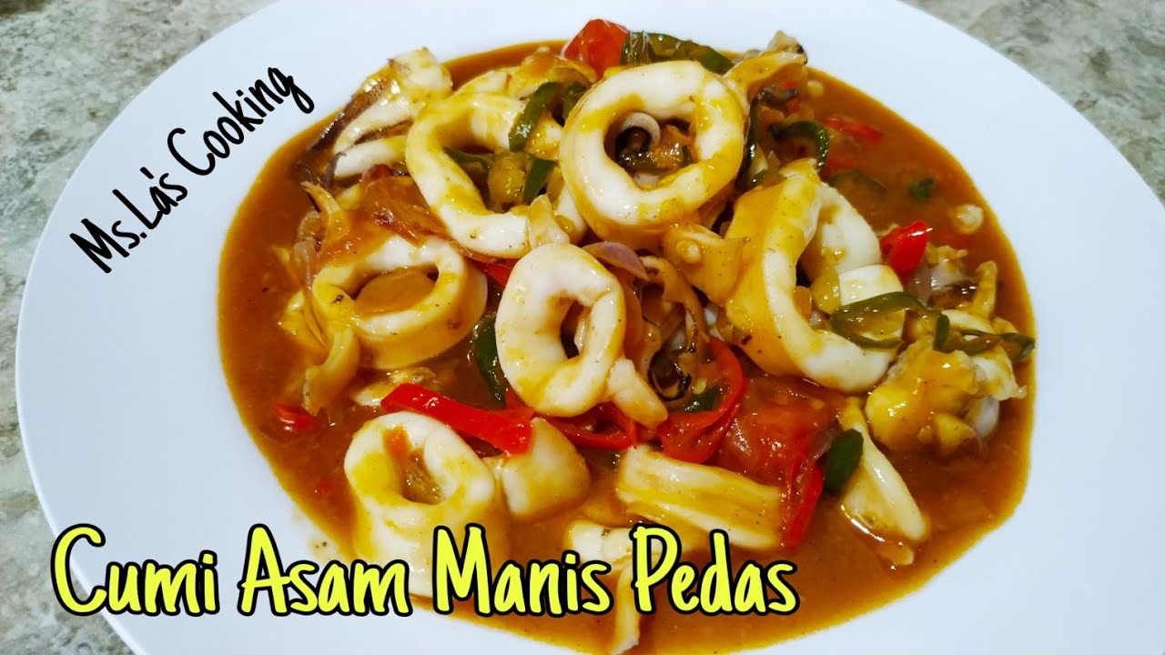 Cumi Asam Manis Pedas - YouTube