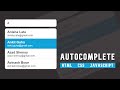 Search Bar with Auto-complete Search Suggestions using HTML CSS & JavaScript