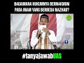 Bermakmum Pada Imam Yang Berbeda Mazhab - Bagaimana Hukumnya? (Tanya Jawab UAS #5)