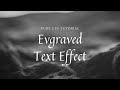 Pure CSS Engraved Text Effect | CSS Text Effects