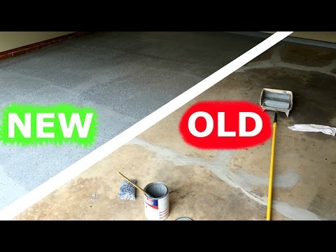 HOW TO PAINT YOUR GARAGE FLOOR AMAZING RESTORATION! HOW TO PAINT YOUR GARAGE FLOOR AMAZING RESTORATION!