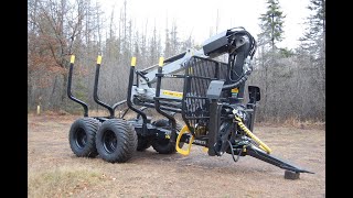 2021 Kesla 144HD Log Trailer with Kesla 316T Loader