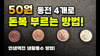 동쪽에 50원 동전 4개를 두면 생기는 놀라운 변화! 💰 풍수 돈복 비법 공개!