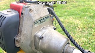 เครื่องตัดหญ้า Kawasaki TD40 ถังล่างสมบูรณ์แบบ