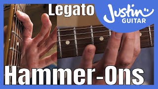 Fast Rock Legato Primer 1: Hammer-Ons | Technique Guitar Lesson Tutorial