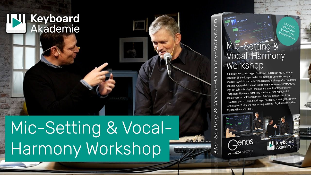 рџћ Der Groгџe Mic Setting Vocal Harmony Workshop Fгјr Yamaha Genos Und