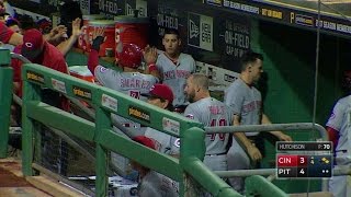 CIN@PIT: Peraza plates Suarez with a sacrifice fly