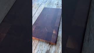 End Grain Black Walnut #woodworking #cuttingboard #blackwalnut