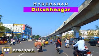 Chaitanyapuri Dilsukhnagar | 4k drive Tour | Hyderabad