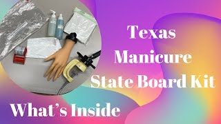 Texas Manicure State Board Kit