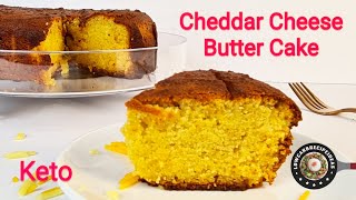 HOW TO MAKE KETO CHEDDAR CHEESE BUTTER CAKE