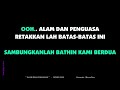 alam dan penguasa gong 2000. karaoke.