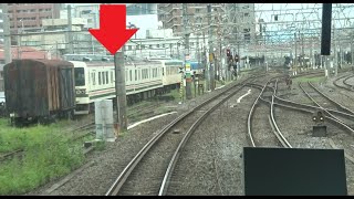 引退した107系の放置が見れる高崎線の倉賀野駅～高崎駅間をE231系の前面展望